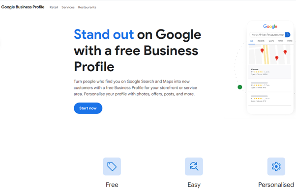  Google Business Profile dashboard highlighting local SEO optimization elements
