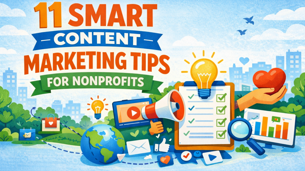 Content marketing tips for nonprofits.