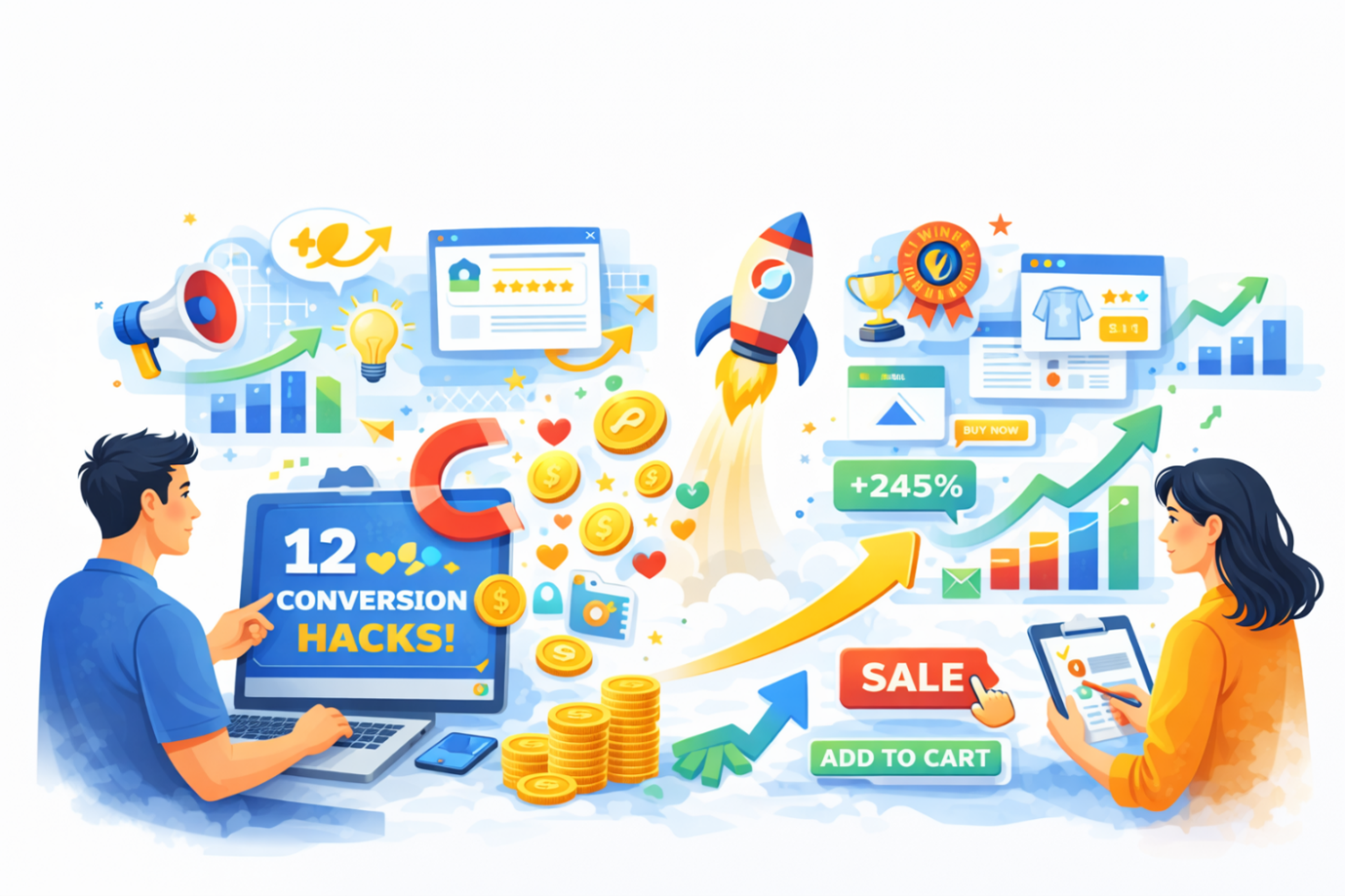 : An image showing types of PPC ads for healthcare.
