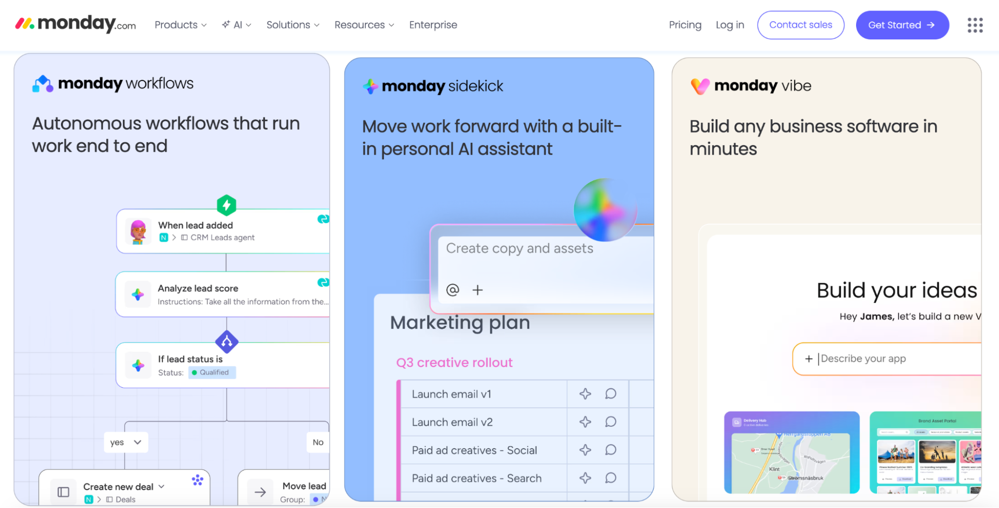 A screenshot of how monday.com works