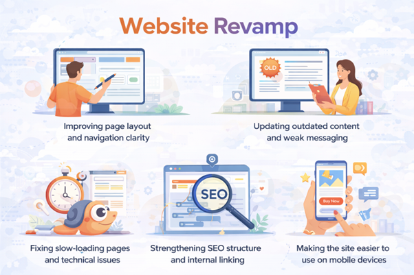A visual guide to website revamp