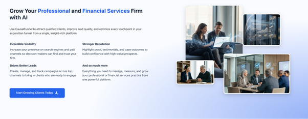 AI-powered lead generation for professional and financial services growth