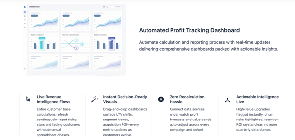  Automated profit tracking dashboard with real time analytics and revenue insights