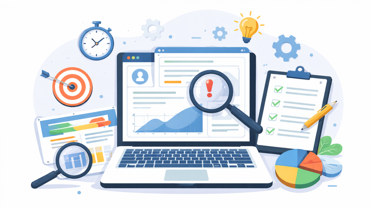 An image showing the UX audit.