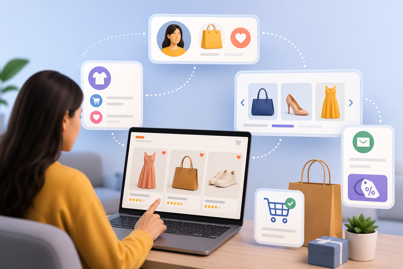An image showing the ecommerce personalization concept.