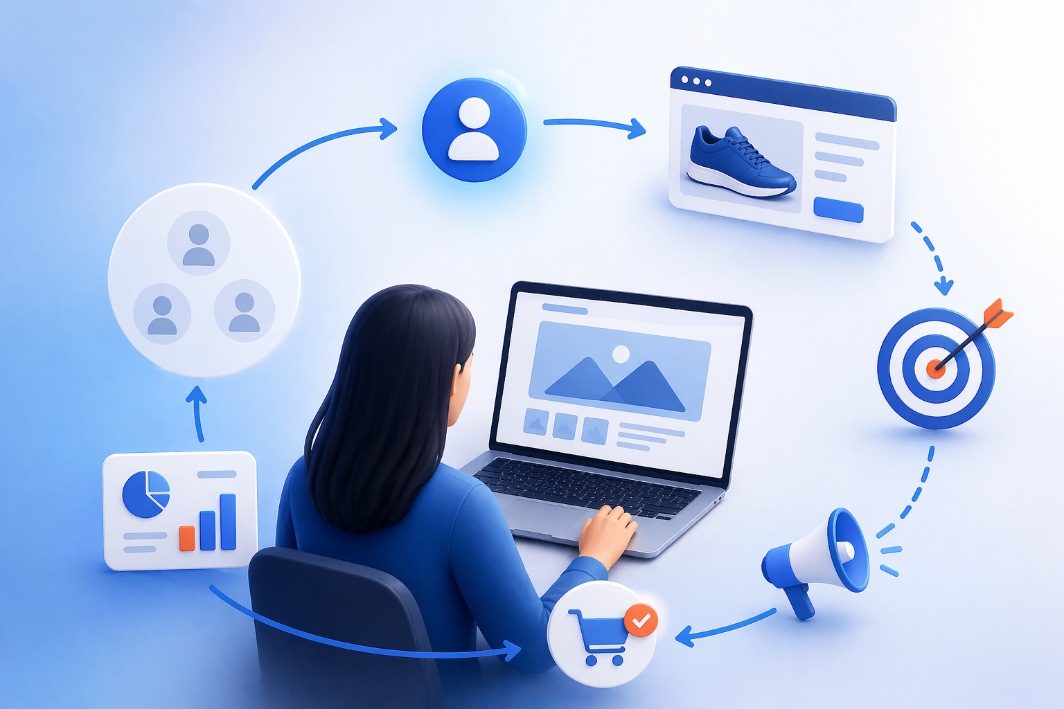 An infographic listing the top retargeting vendors tools and their features.