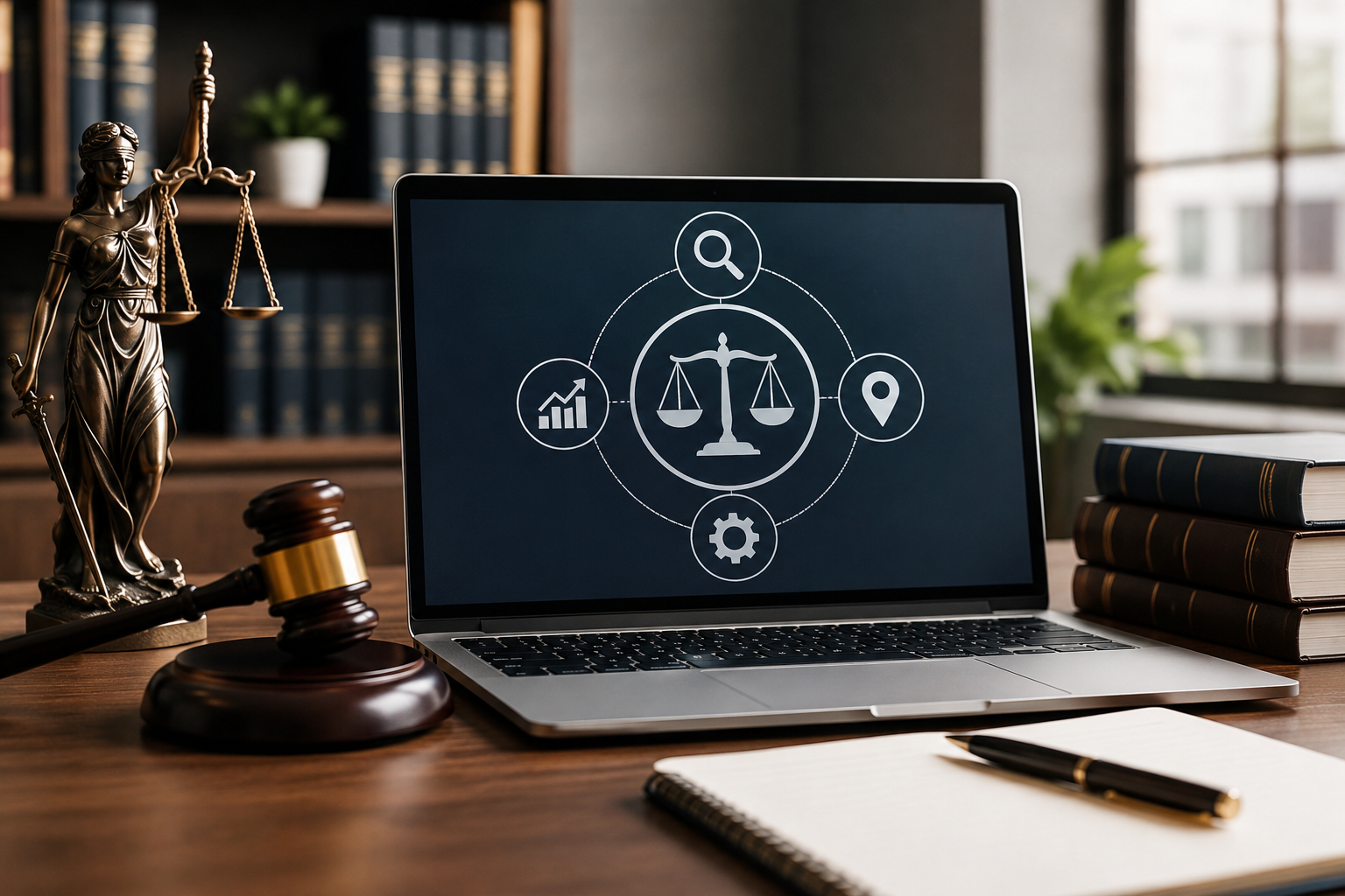 Criminal defense law firm improving online visibility through SEO strategies